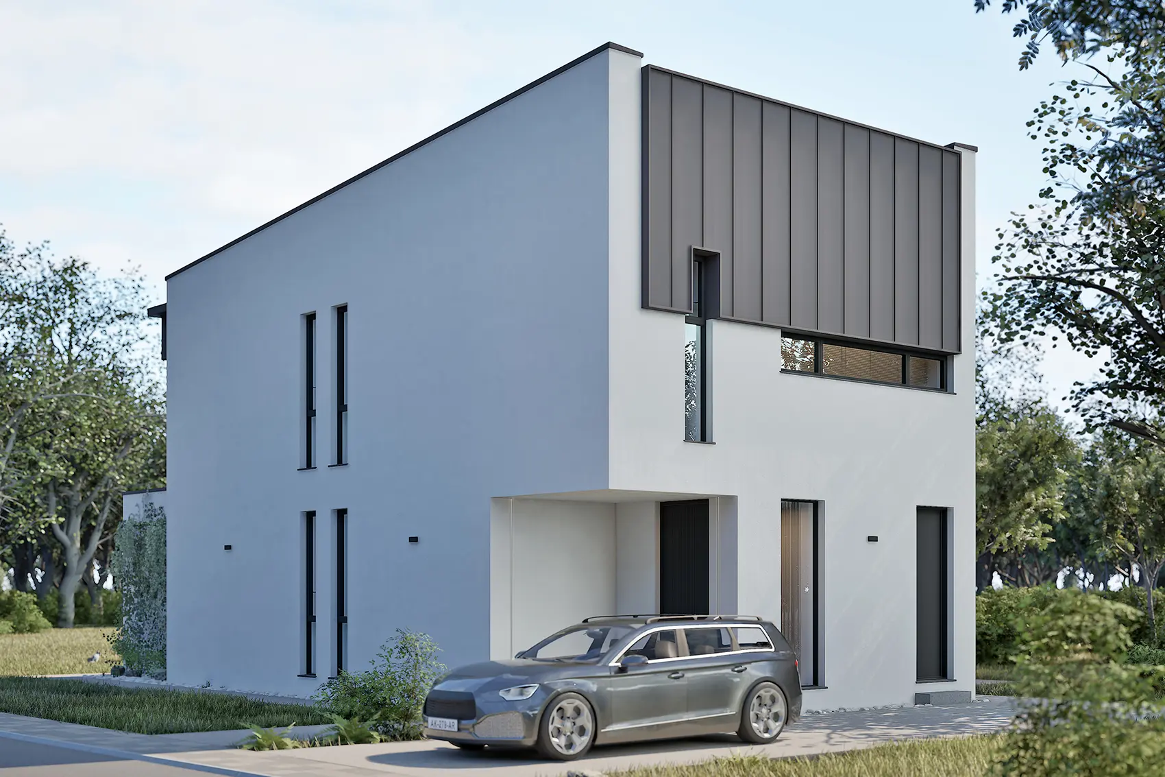 O casă în grădină