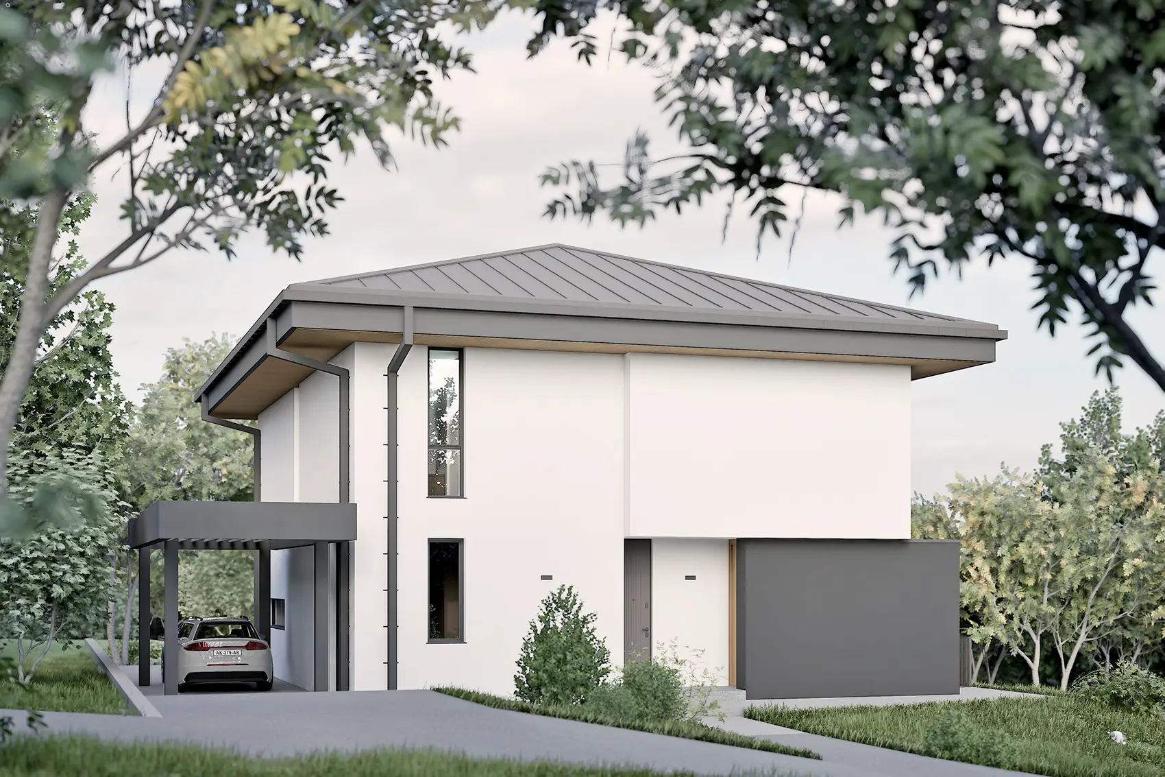 The House Among Vineyards and Orchards