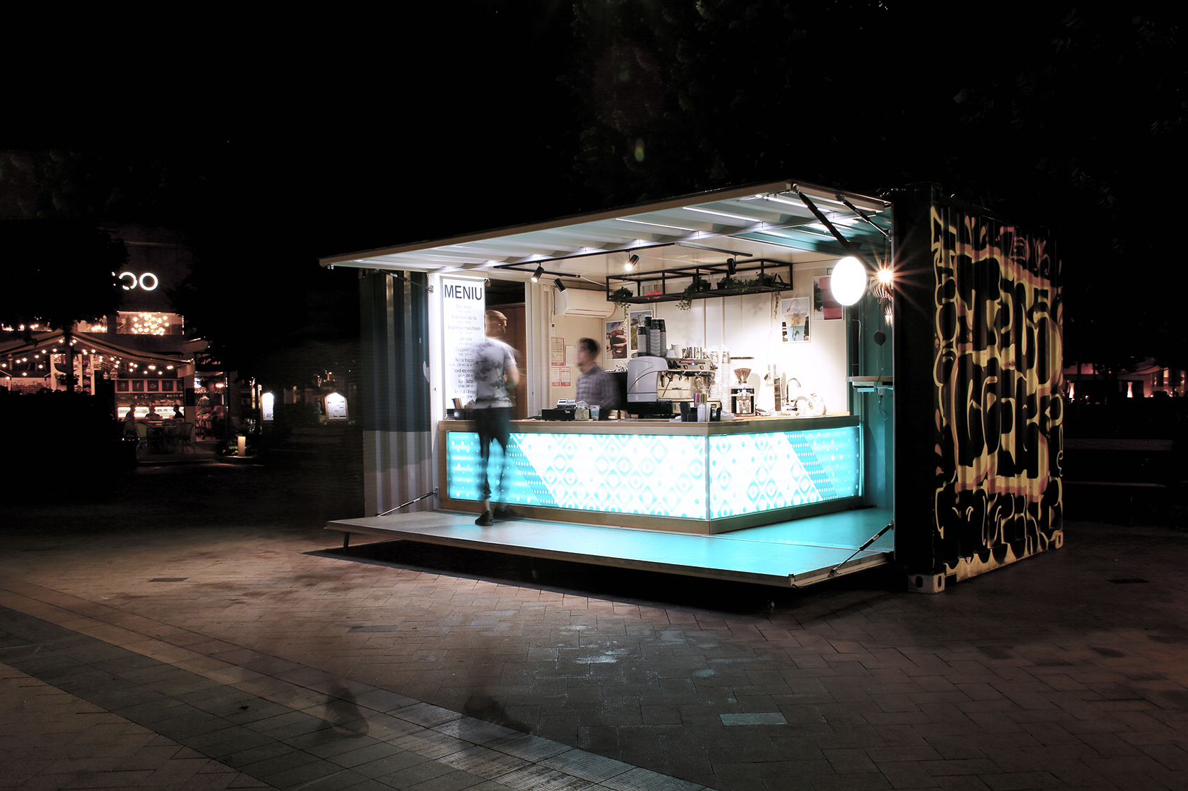 Containerul cu cafea